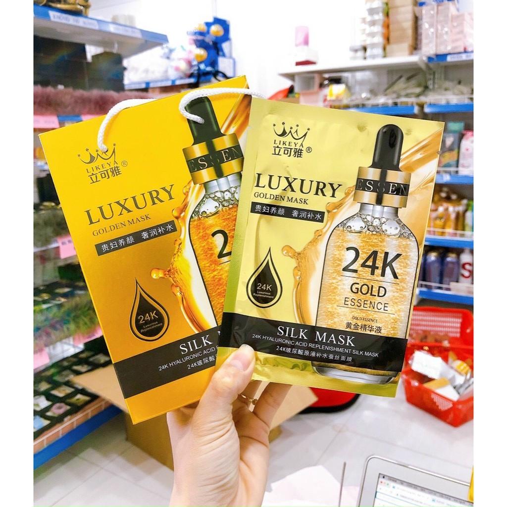 MẶT NẠ VÀNG 24k LUXURY GOLDEN MASK - HÀNG NỘI ĐỊA