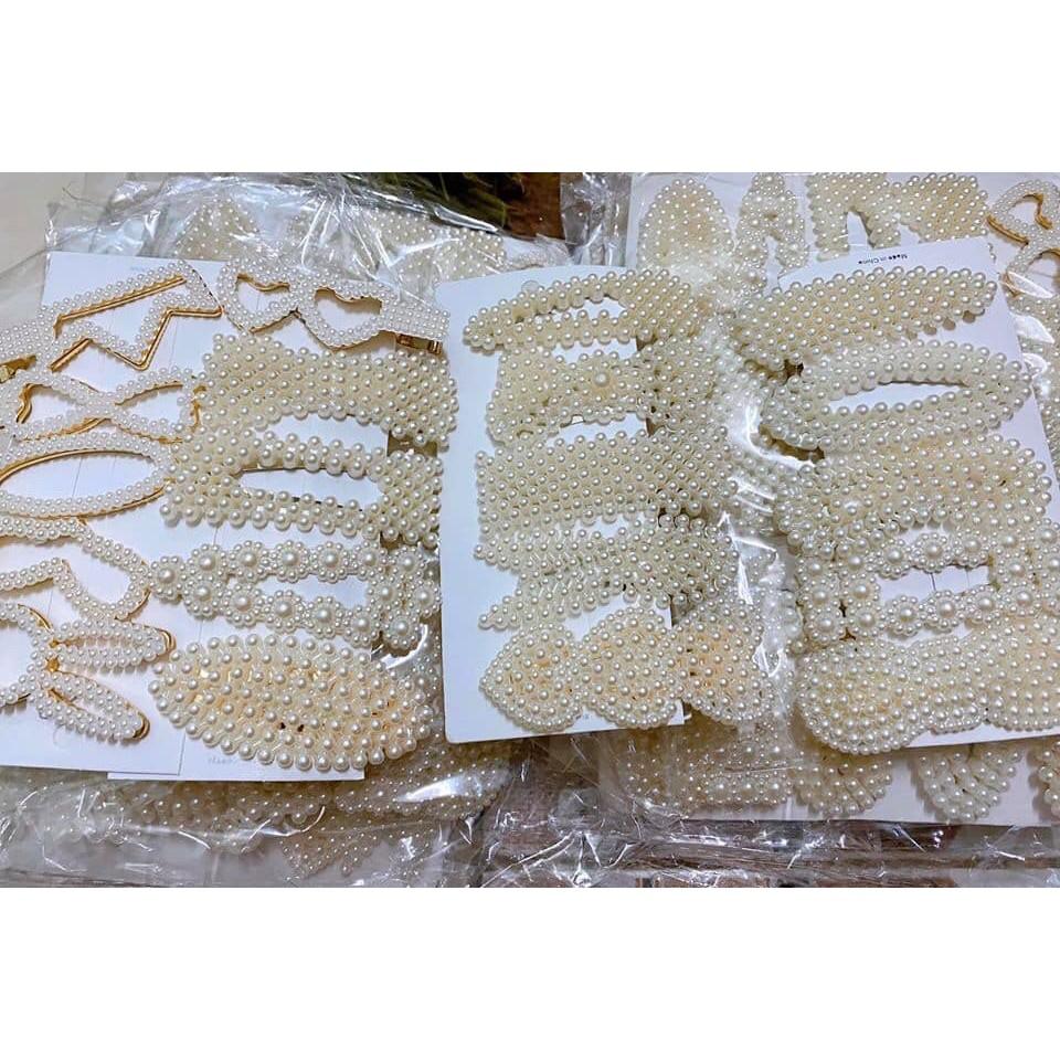 Set 20 kẹp tóc ngọc trai nhân tạo