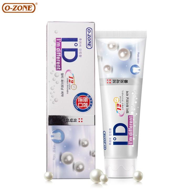 Kem đánh trắng răng ngọc trai O-Zone Brightening Toothpaste Hàn Quốc 100g