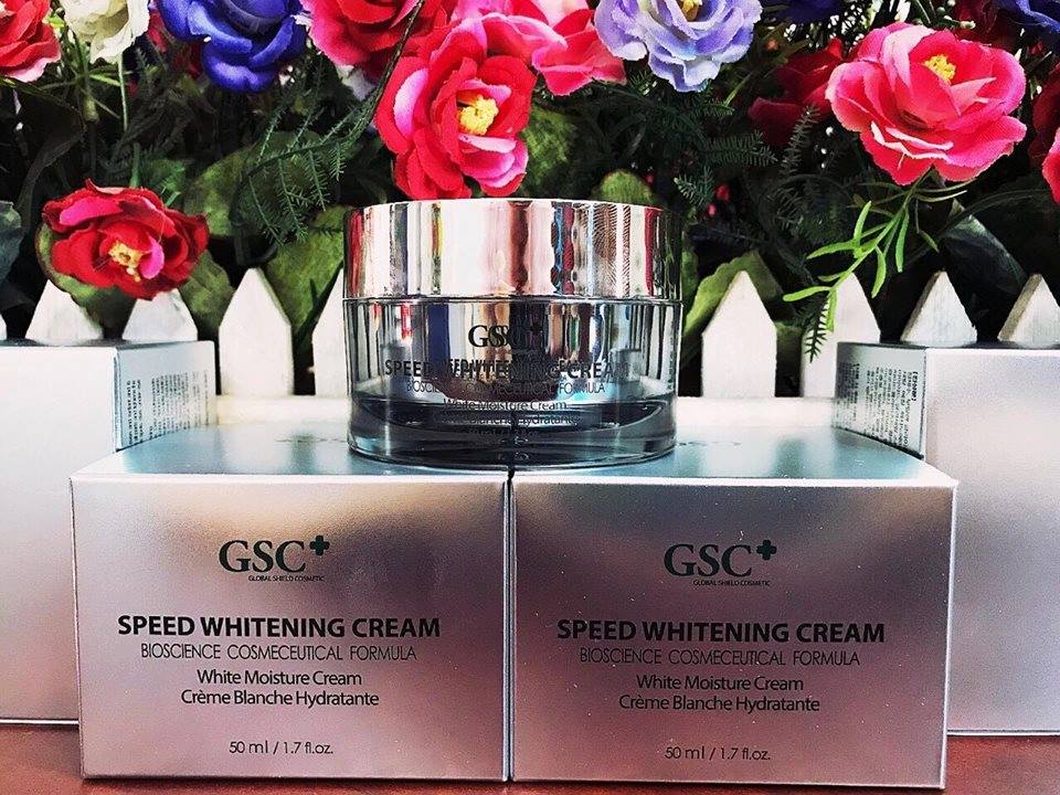 KEM DƯỠNG TRẮNG GSC SPEED WHITENING CREAM - Làm trắng da sáng mịn, đều màu