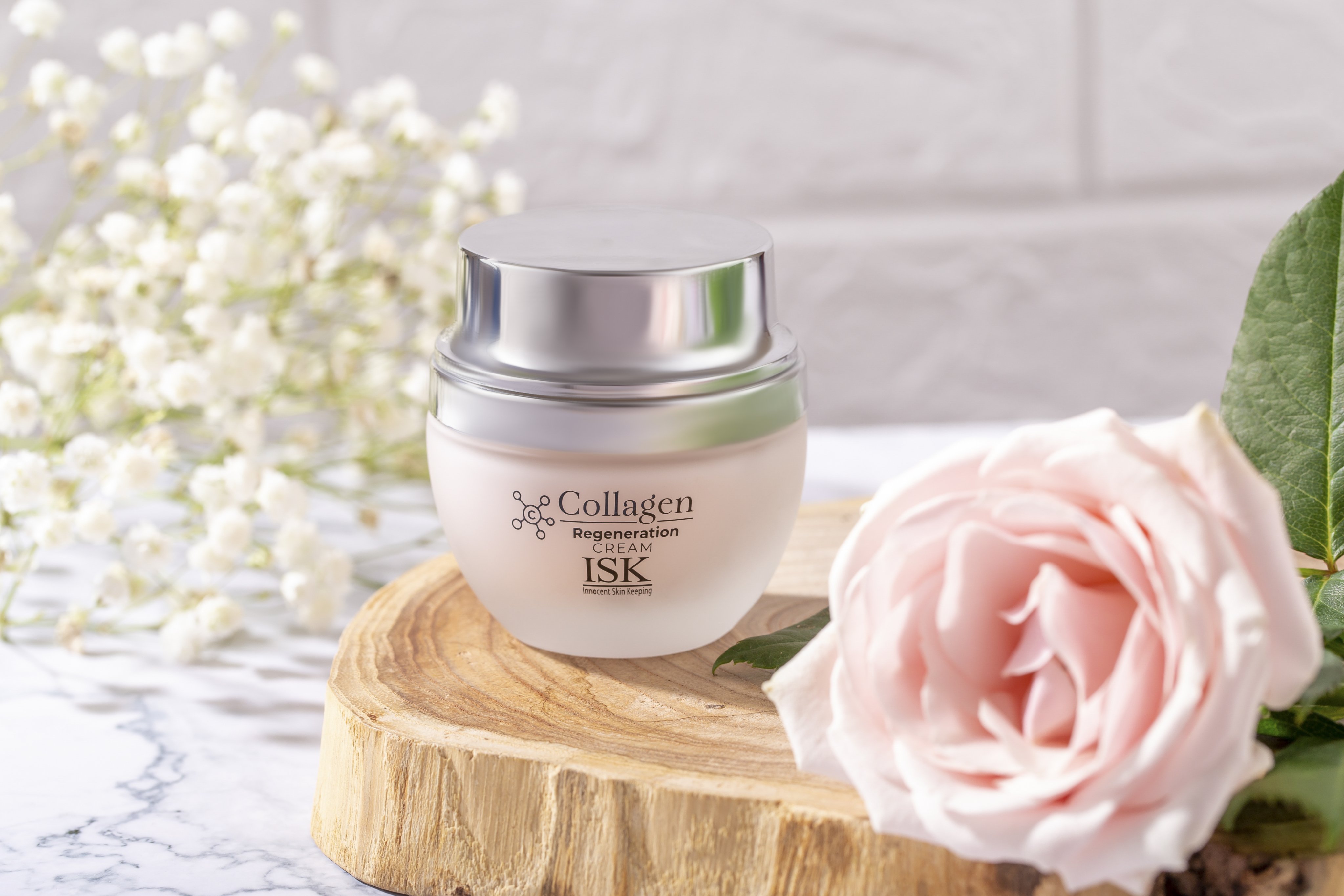 Kem dưỡng da săn chắc và làm trắng da ISK Collagen Regeneration Softner 55g - Hàn Quốc Chính Hãng