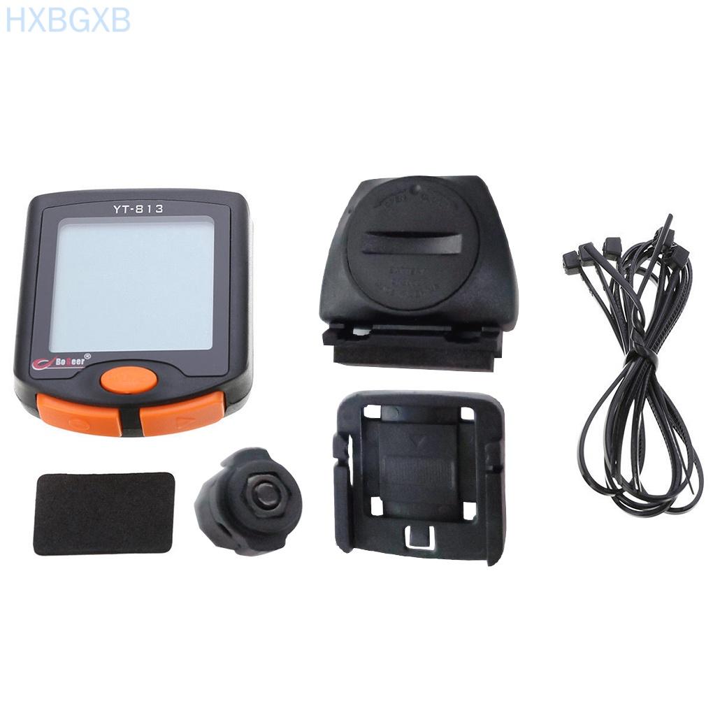 YT-813 Cycling Speedometer Bicycle Digital Computer Multifunction Bike LCD Display Odometer Wireless/Wired Speedometer