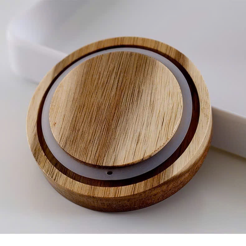 Bộ 3 Hũ Gia Vị Thuỷ Tinh Nắp Gỗ, Lọ Đựng Gia Vị Kín Hơi Với Gioăng Cao Su - HÀNG CHÍNH HÃNG MINIIN