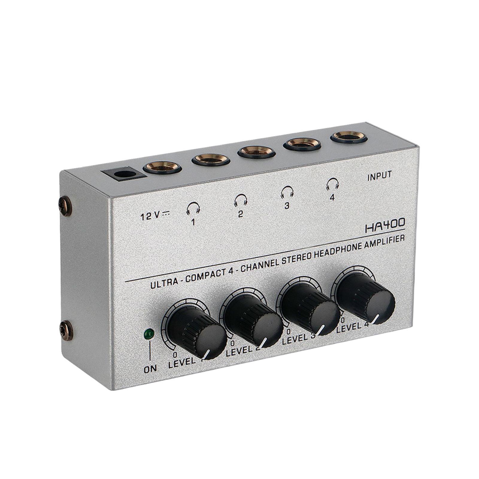 Headphone amp Mixer Low Noise Portable for Sound Reinforcement Music