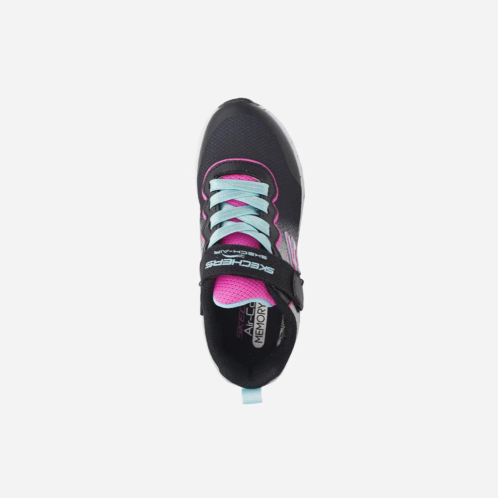 Giày thể thao bé gái Skechers Air Fusion - 302383L-BKHP