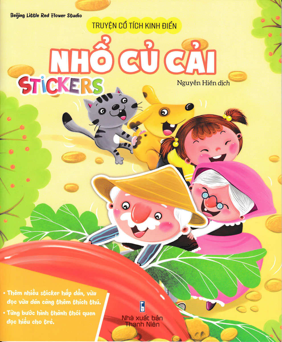 Truyện Cổ Tích Kinh Điển: Nhổ Củ Cải: Sticker (ND)