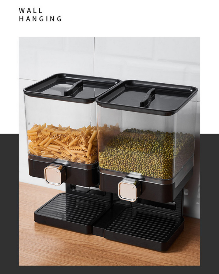 Hộp Đựng Ngũ Cốc Đôi Luxury DoubleSHINE Cornflakes Cao Cấp - Home and Garden