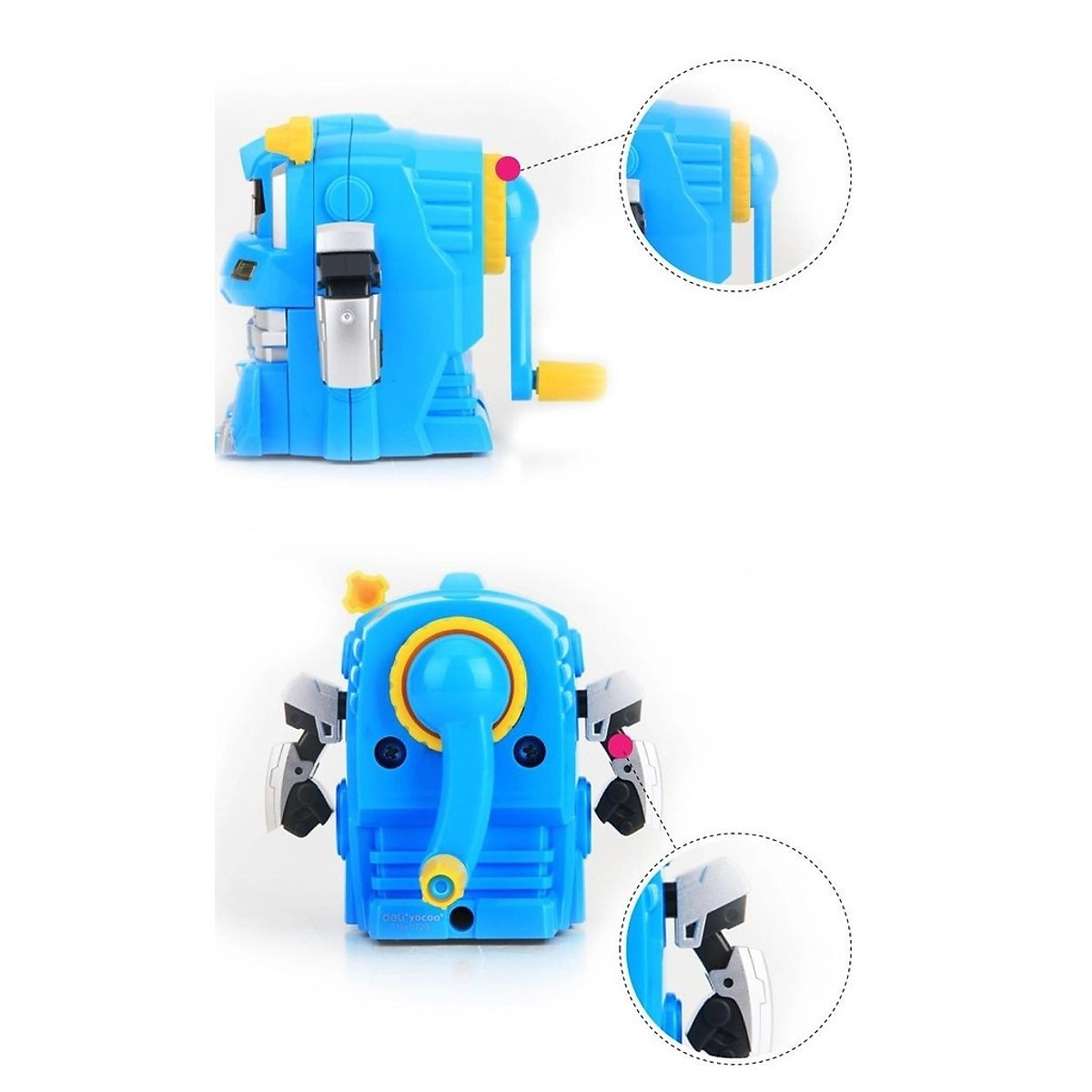Chuốt Chì Quay Tay - Hình Robot 729 Deli - Màu Ngẫu Nhiên