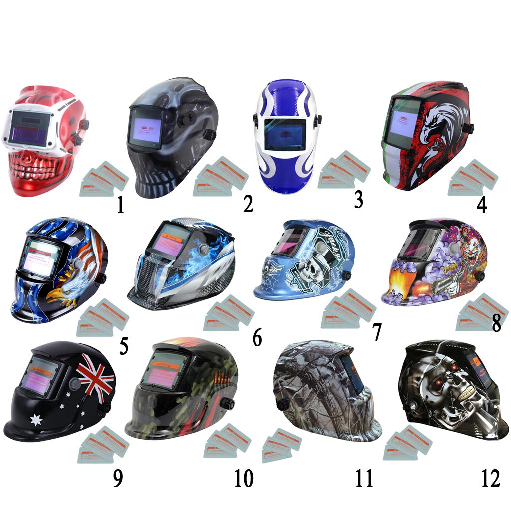 Solar Powered Auto-darkening Filter Welding Mask Helmet