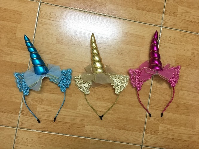 Băng đô bé gái Unicorn siêu xinh đa dạng các kiểu