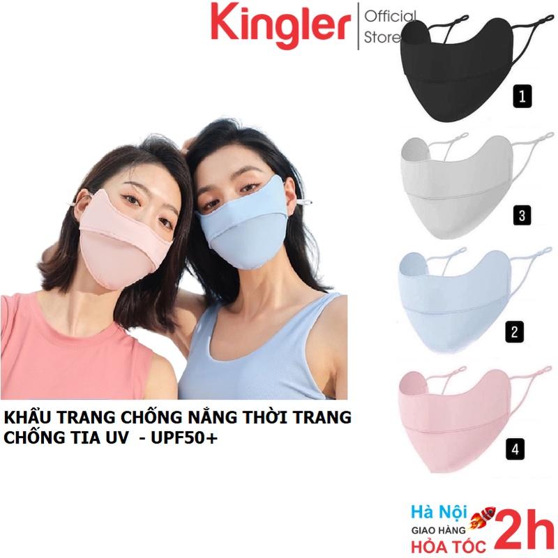 Khẩu Trang Mặt Nạ Che Gò Má, Vải Thun Lạnh, Chống Bụi, Chống Nắng, Chống Tia Cực Tím UV Có Nút Chỉnh Dây Tiện Lợi. Kingler 7788