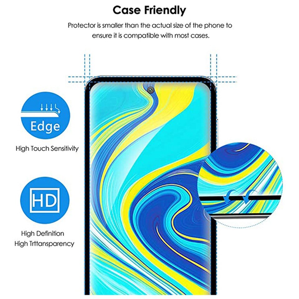Kính cường lực dành cho Xiaomi Note 9 Pro full keo full màn siêu cứng