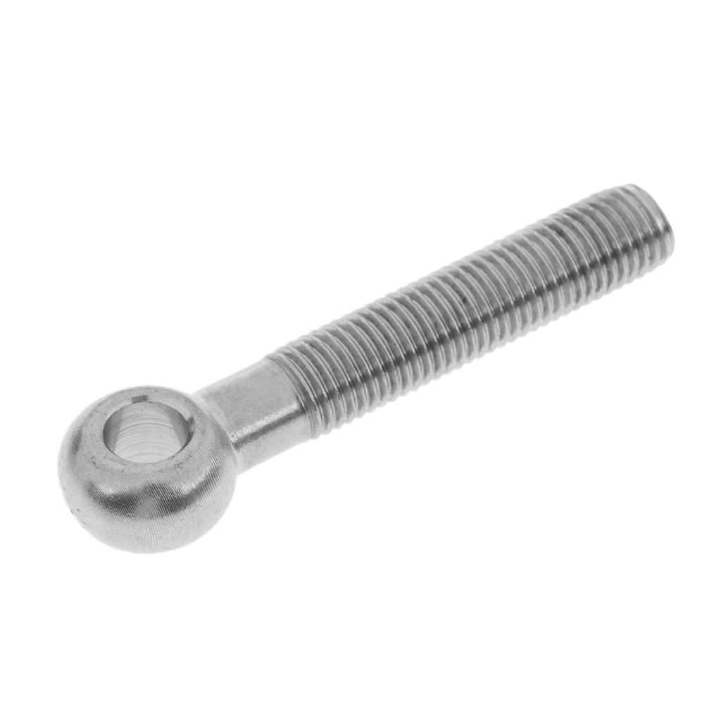 M16 x 60/70/80/90/100/110/120/150mm 304 Stainless Steel Threaded Eye Bolt - Strong & Durable