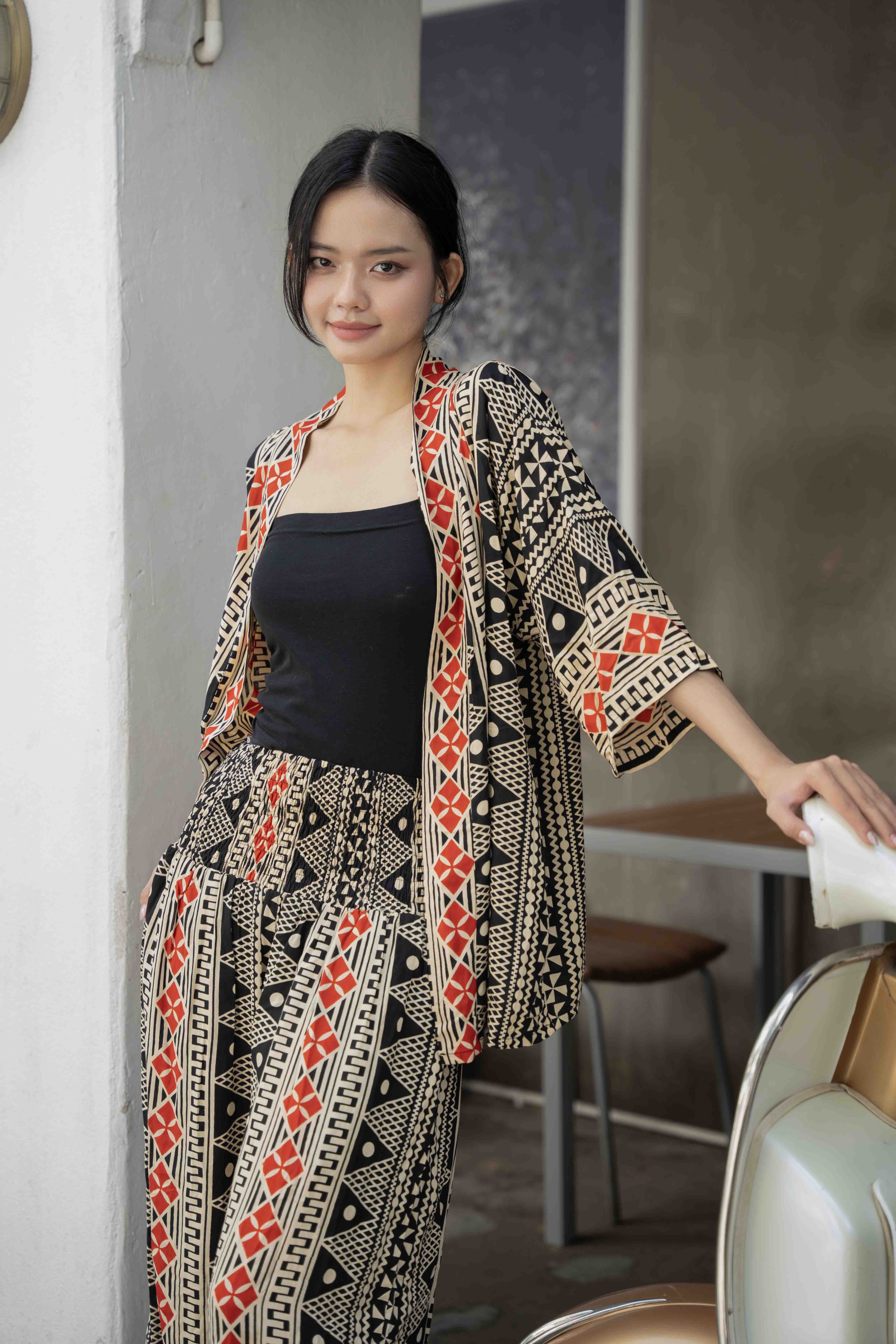 Hình ảnh Áo Khoác Kimono Cotton Isla Bonita