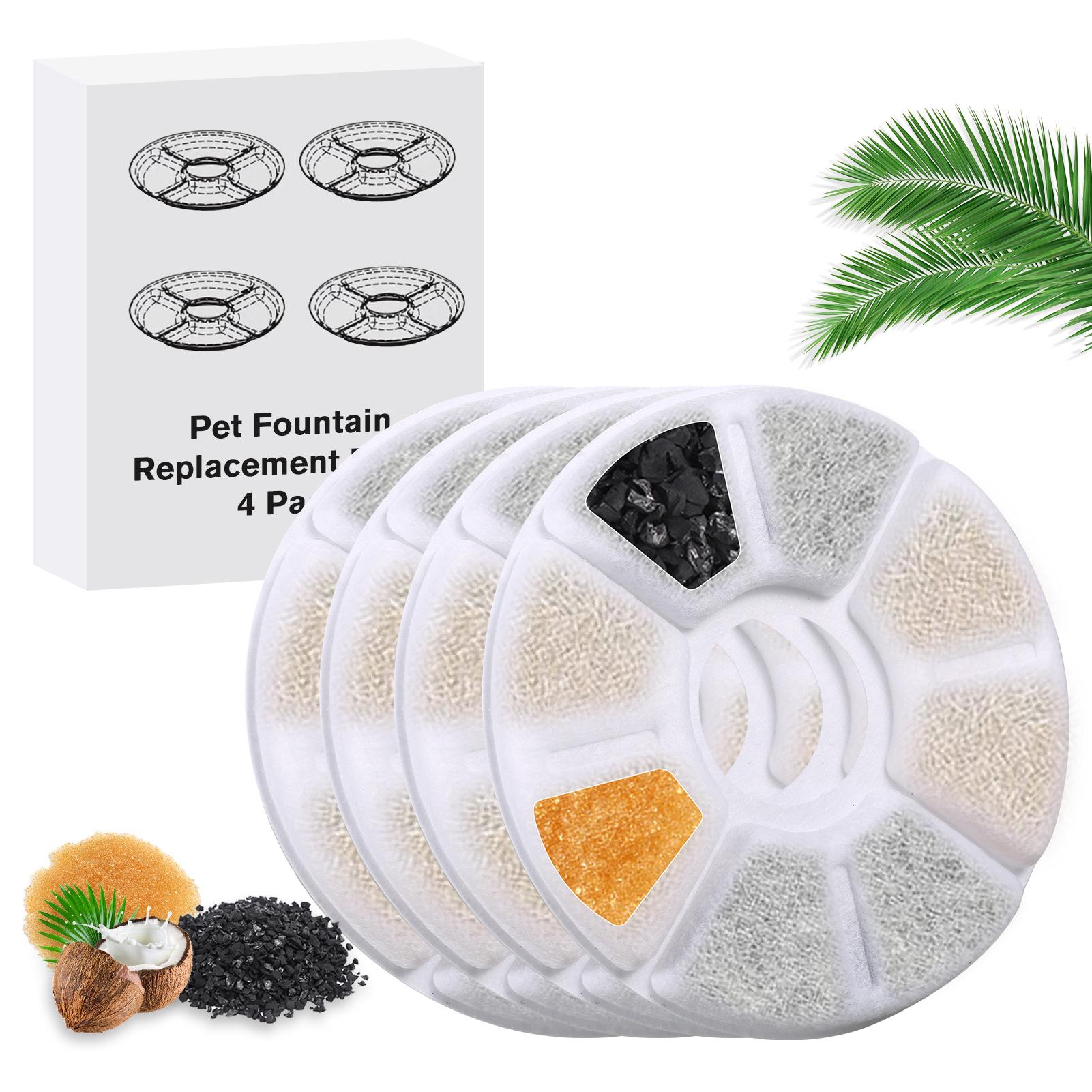 Bộ Lọc Nước Cho Mèo Dạng Tròn Thay Thế 84Oz / 2,5L 3