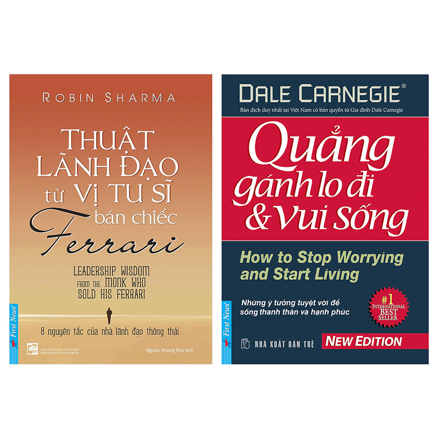 Combo Thuật Lãnh Đạo Từ Vị Tu Sĩ Bán Chiếc Ferrari + Quẳng Gánh Lo Đi Và Vui Sống