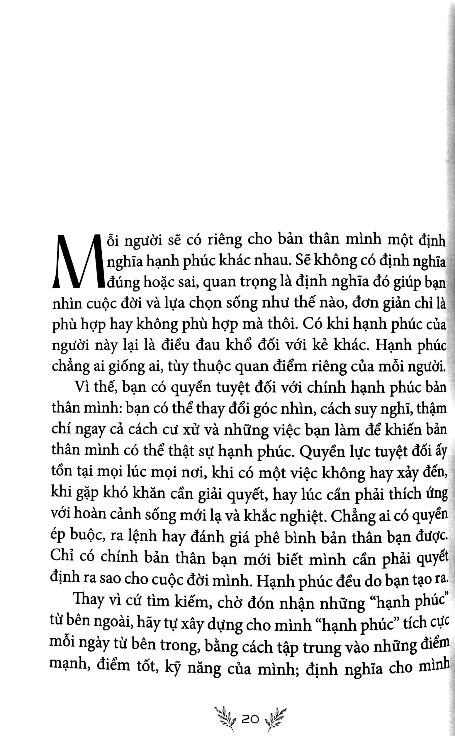 Hạnh Phúc Là Chuyện Của Riêng Mình