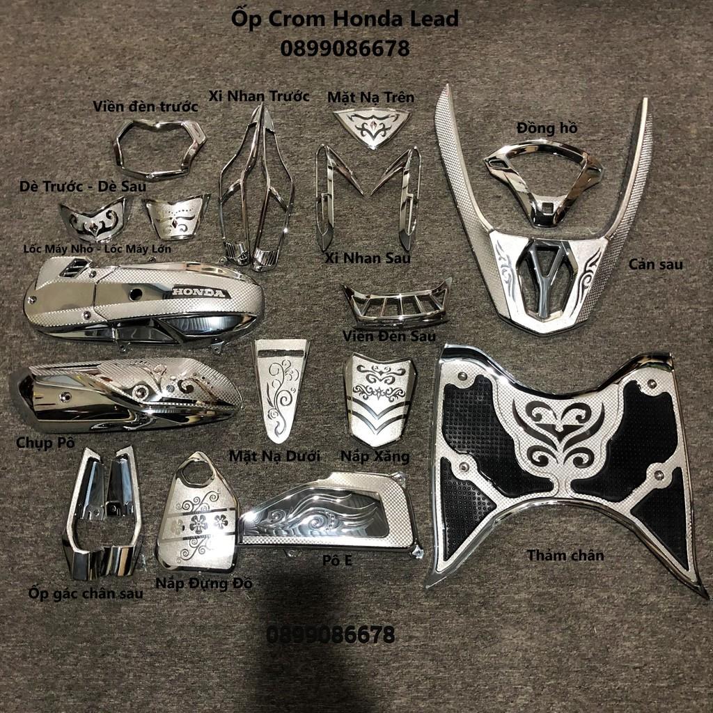 Phụ kiện Ốp Dành Cho Xe Honda Lead 2017, 2018, 2019, 2020, 2021 Crom
