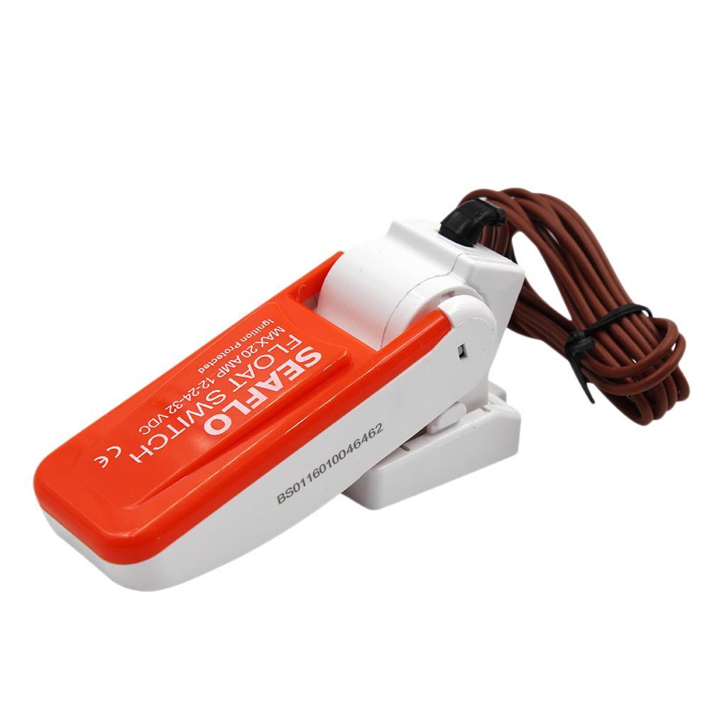 2x for Bilge Pump Float Switch 20 Amp 12-32V Automatic Electric Float Switch