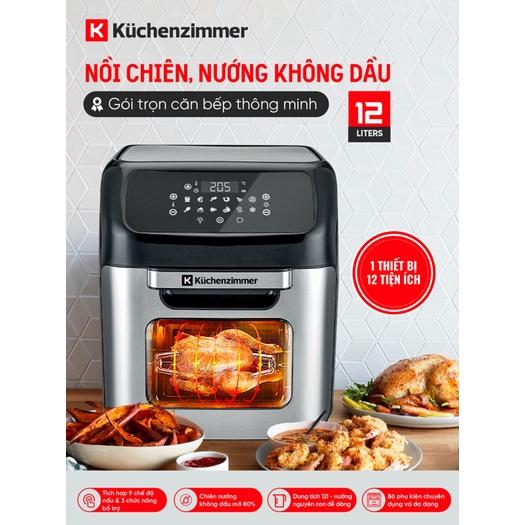 HÀNG NHẬP KHẨU CHÍNH HÃNG -NỒI CHIÊN, NƯỚNG KHÔNG DẦU AIR FRYER OVENS DUNG TÍCH 12L - 002776