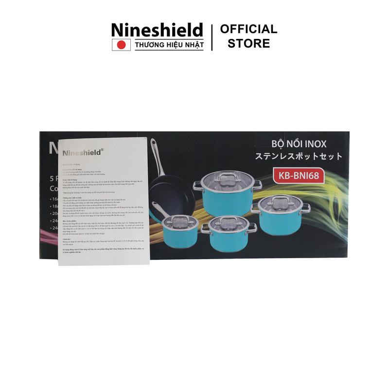 Bộ nồi chảo cao cấp 5 món Nineshield KB BNI68