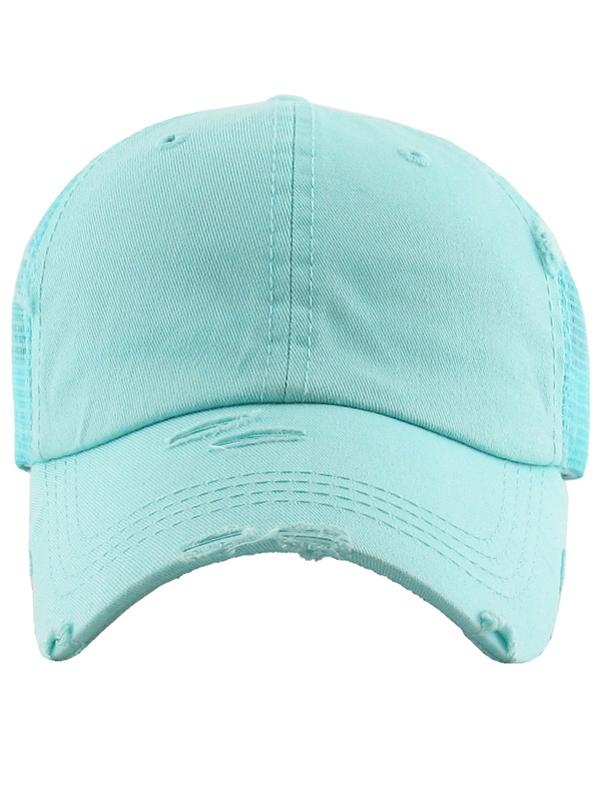 Nón Lưỡi Trai Nữ KBETHOS Ponytail Mesh Trucker Baseball Cap