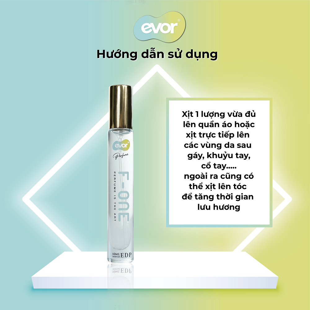 Nước hoa nữ F-ONE Perfume 10ML, hương trái cây | EVOR