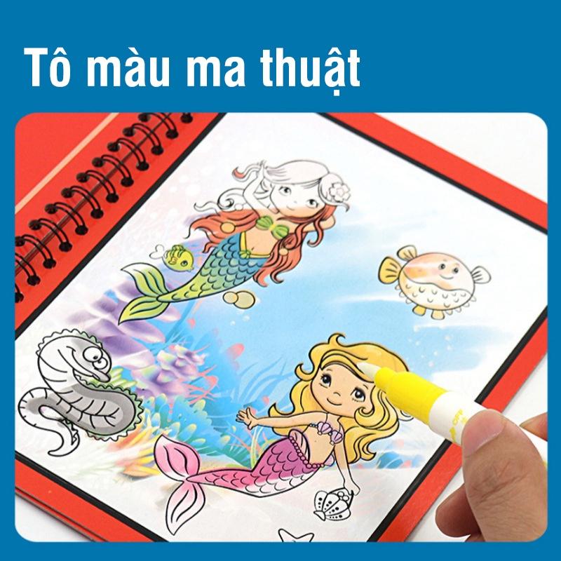 Tranh tô màu nước ma thuật