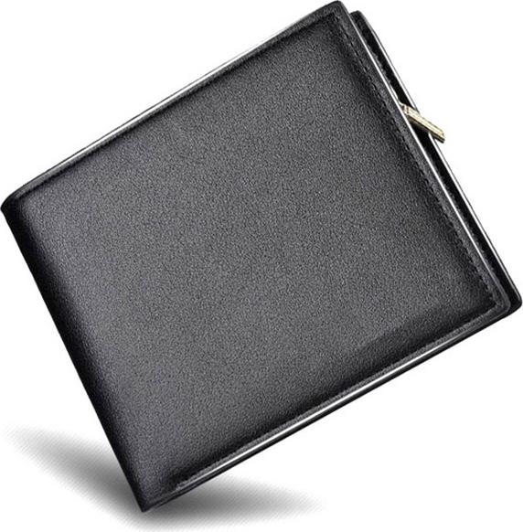 Ví da nam có ngăn khóa kéo giữa