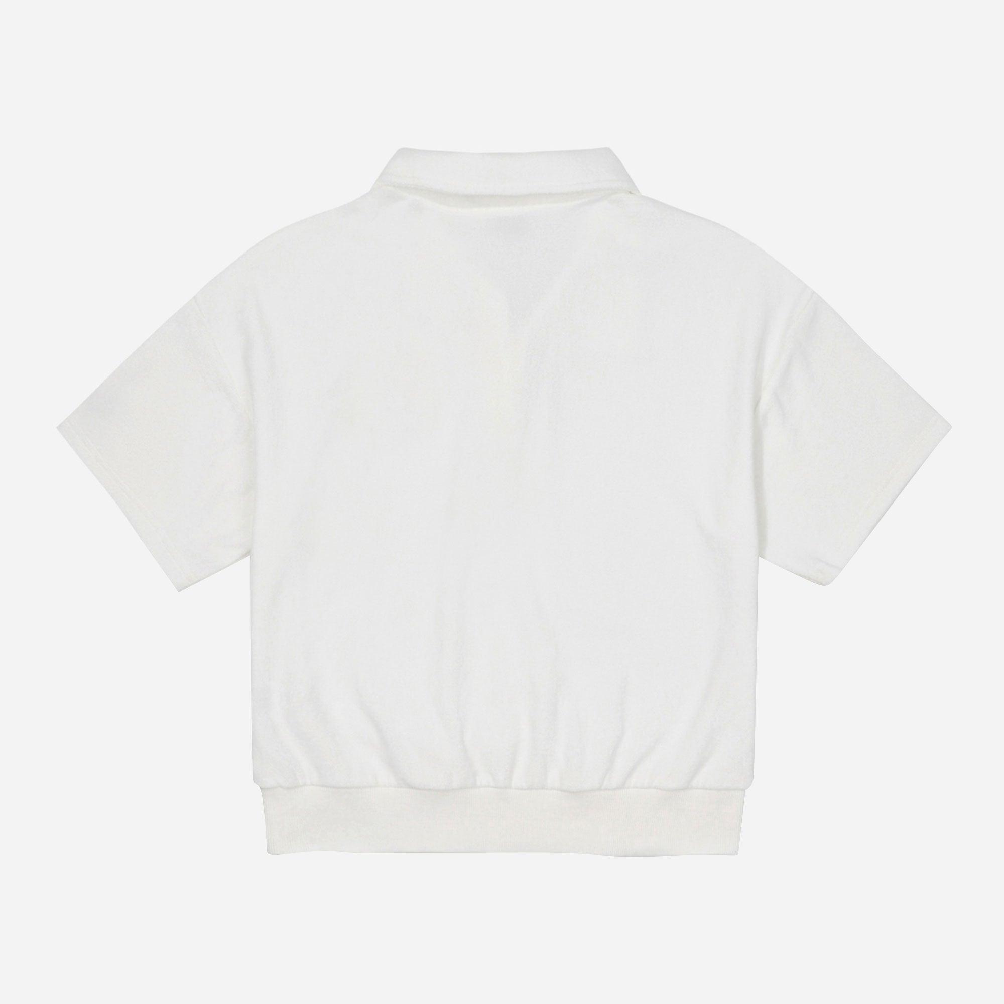 Áo thun tay ngắn thời trang nữ Fila Lady Tennis Life Terry Collar - FS2TSF2373F-OWH