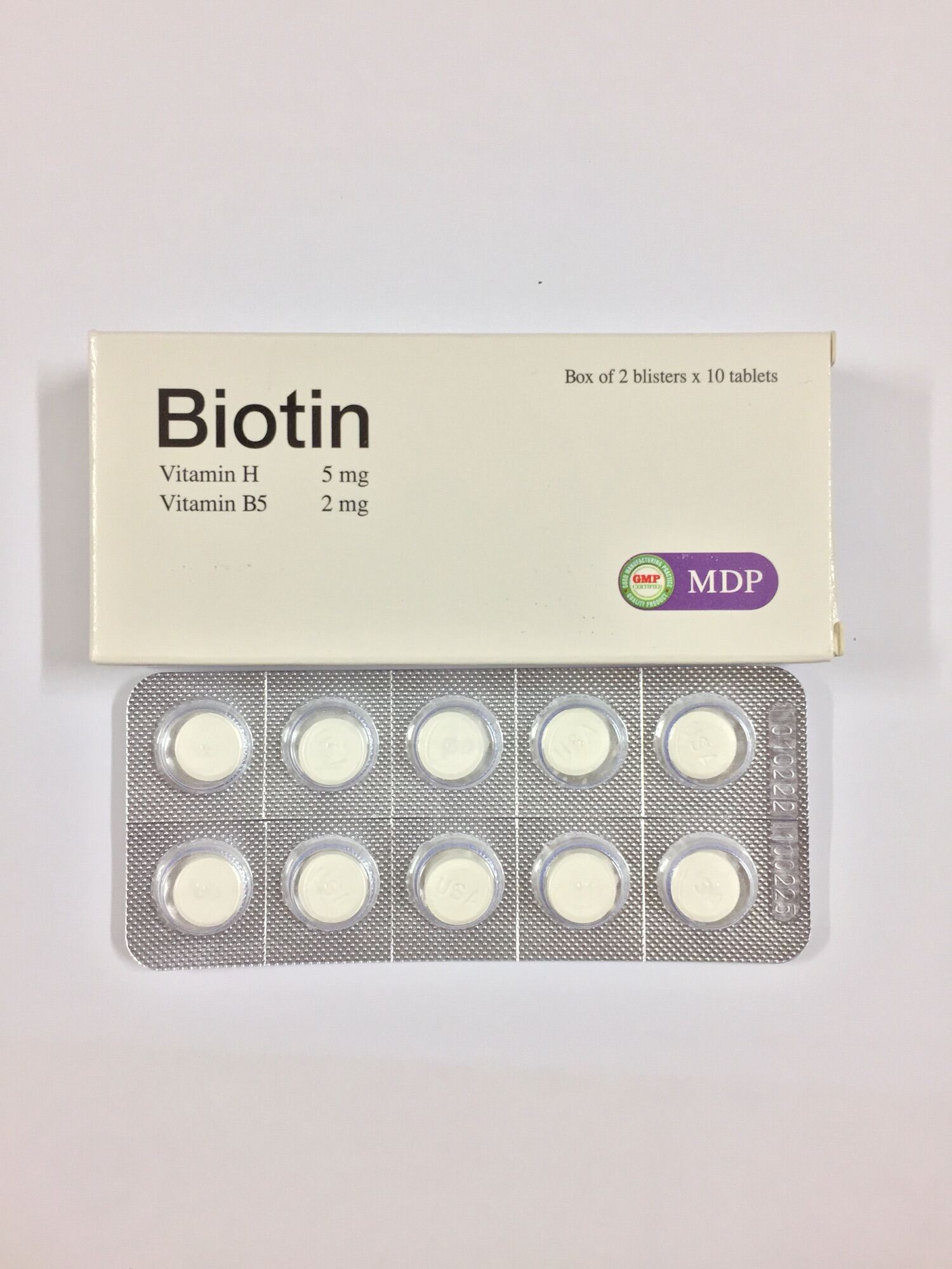 Biotin MDP - Hỗ trợ giảm rụng tóc, gãy móng