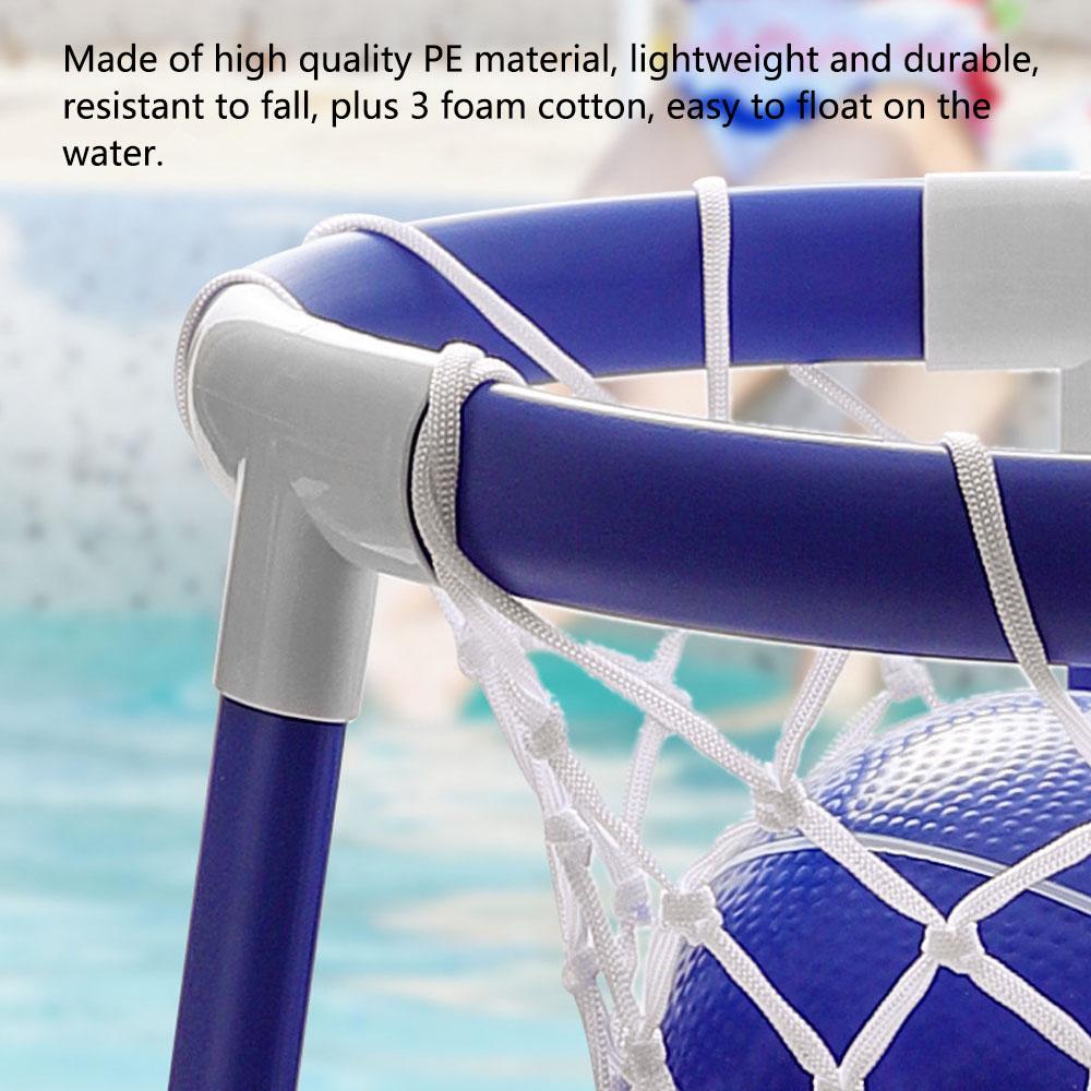 Đồ chơi bóng rổ gồm rổ ném bóng và bóng dạng bơm hơi tiện lợi để trong nhà cho trẻ em