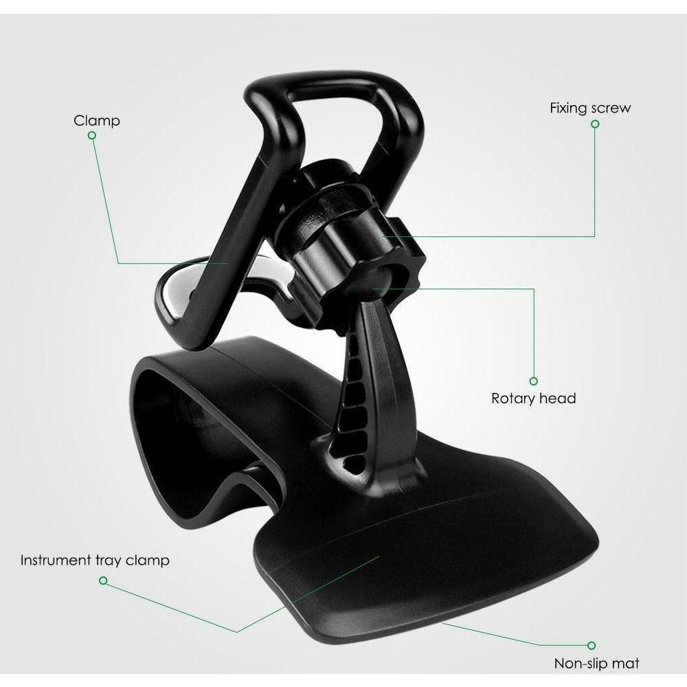 Kẹp Điện Thoại Trên Taplo Ô Tô Magnetic Xoay 360 Độ