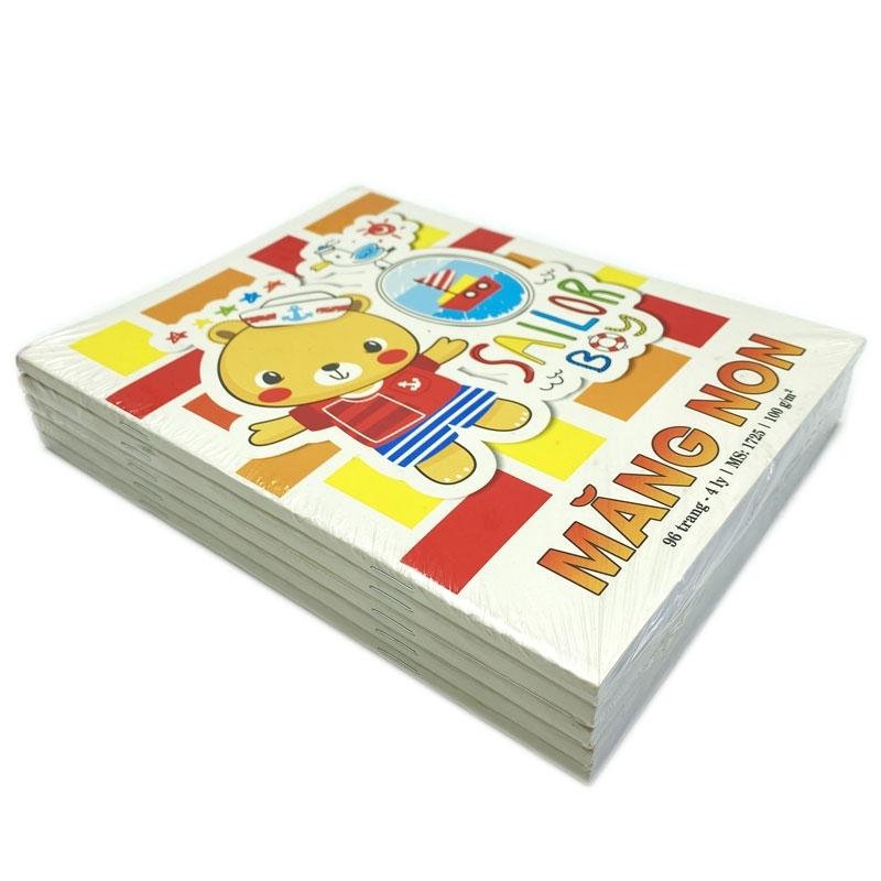 Vở Măng Non 4 Ô Ly 96 Trang ĐL 100g/m2 - Hải Tiến 1725