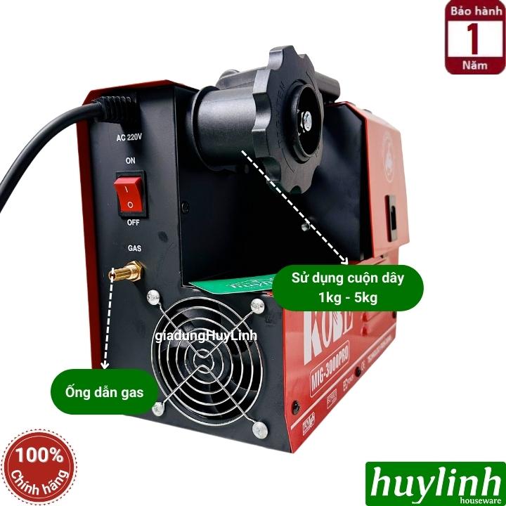 Máy hàn 5 chức năng Kobe MIG-3000 PRO - Tặng 1kg dây hàn - hàn cuộn 1kg và 5kg
