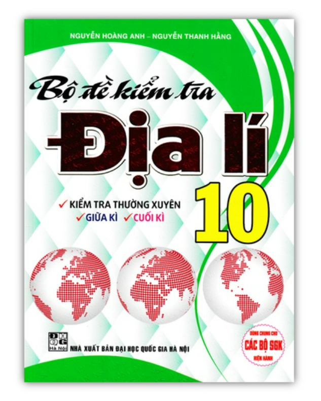 Sách - Bộ Đề Kiểm Tra Địa Lí 10
