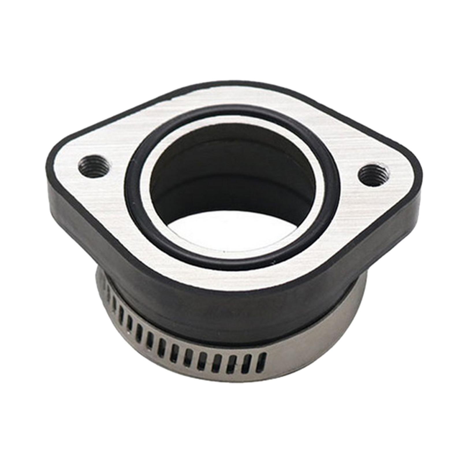 Motorcycle Carburetor Adapter 48mm Black Rubber Mat Carburetor Manifold Inlet Intake Pipe for TM28 Carburetor for Vm24 26 28 Dirt Bike