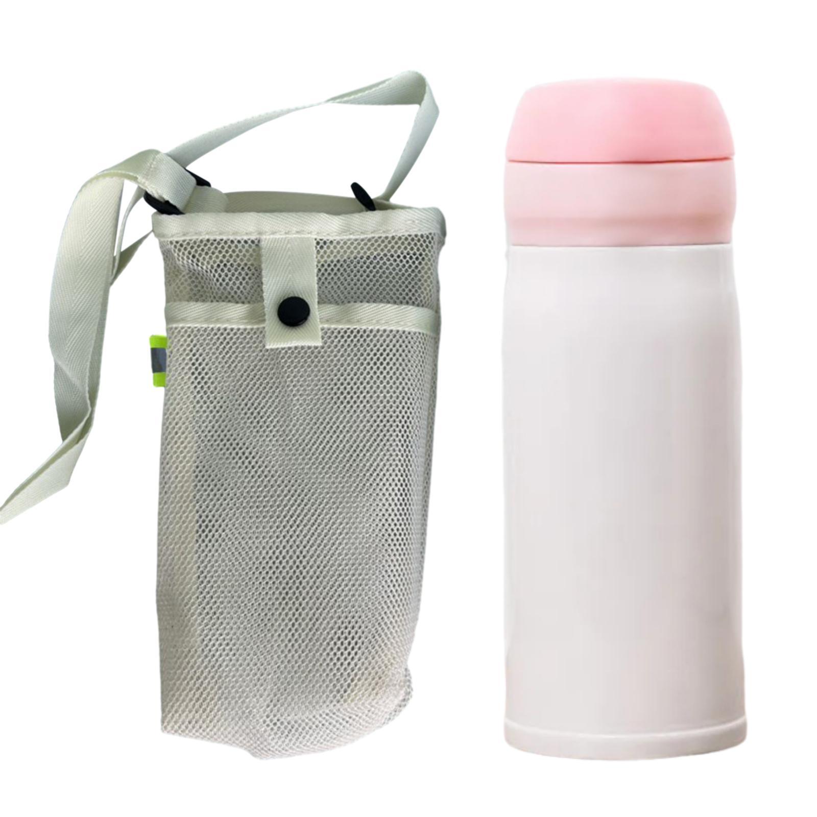 Water Bottle Pouch Crossbody Storage Bag Foldable Water Bottle Carrier