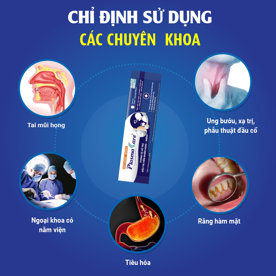 Nước Súc Miệng Nano Bạc Plasmakare Diệt Khuẩn 99%, Dạng Túi 10ml, Cho Hơi Thở Thơm Mát, An Toàn Cho Bà Bầu và Trẻ Em