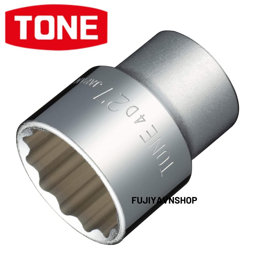 Đầu tuýp 12 cạnh ngắn Tone HP4D-27 ra đầu lục giác 27mm