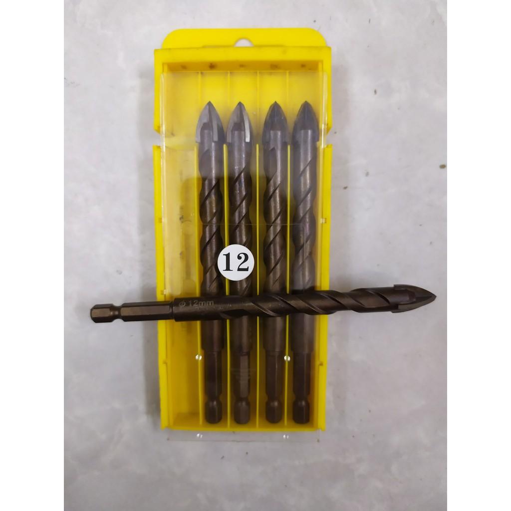 Mũi khoan đa năng 4 cạnh Blutec chân lục giác