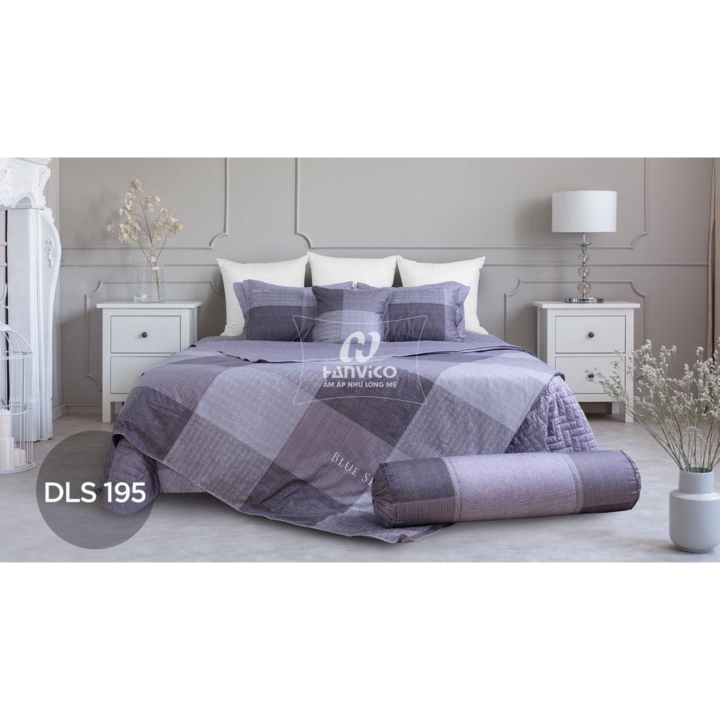 - Vỏ gối ôm khoá kéo cao cấp Hanvico Blue Sky