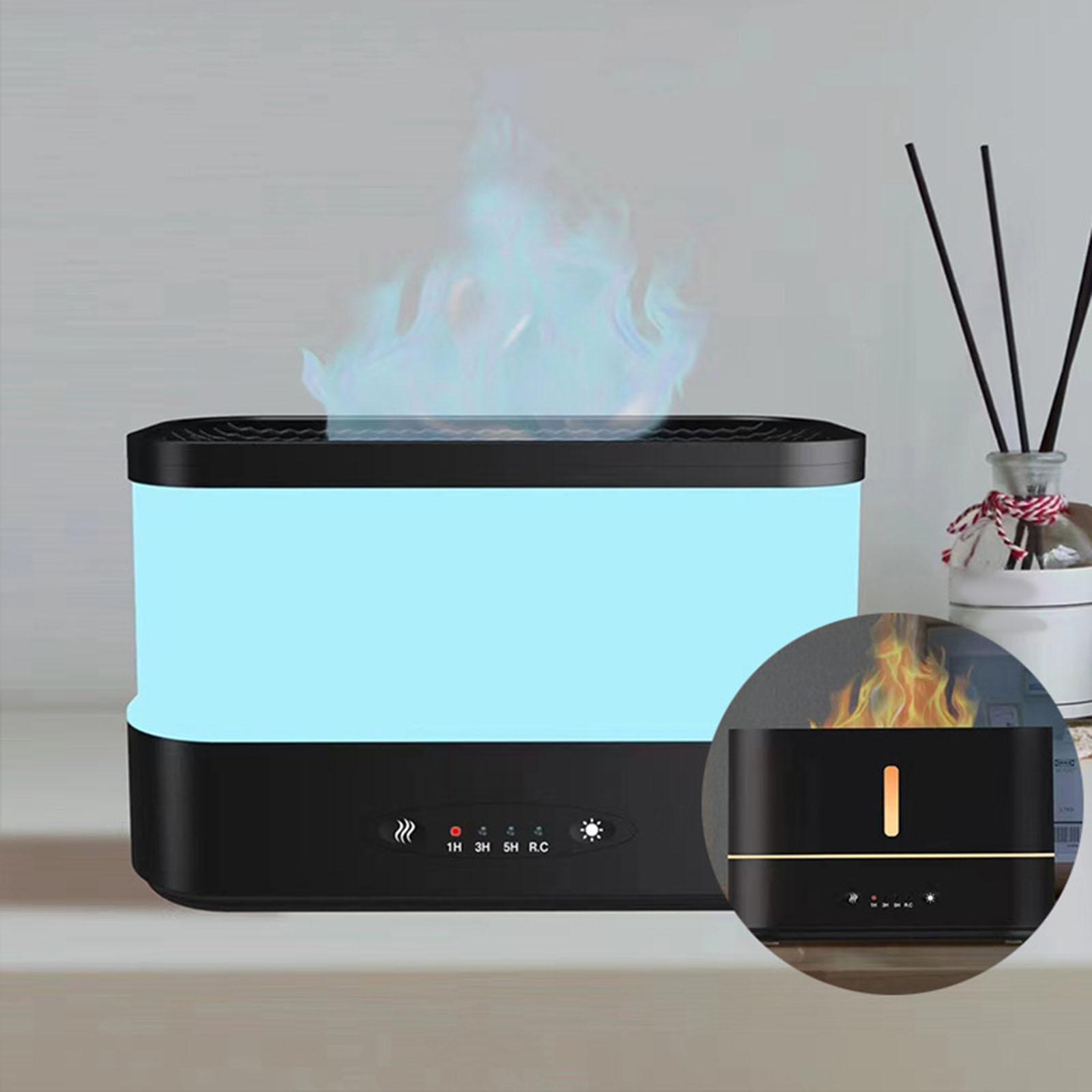3D Night Light Humidifier Silent USB for Bedroom Travel Nursery Black