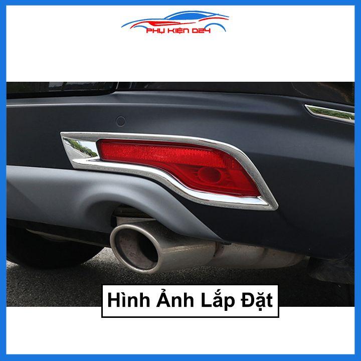 Ốp viền đèn gầm sau CRV 2018-2019 mạ Crom chống trầy trang trí làm đẹp xe