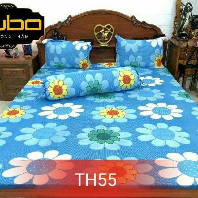 Ga cotton thun phủ nano chống thấm mẫu hoa th55
