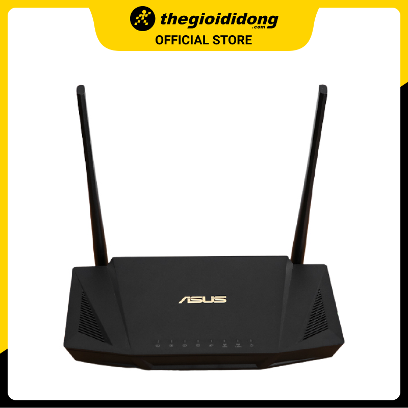 Bộ Phát Sóng Wifi Router Chuẩn Wifi 6 Băng Tần Kép Asus AX56U Đen - Hàng chính hãng