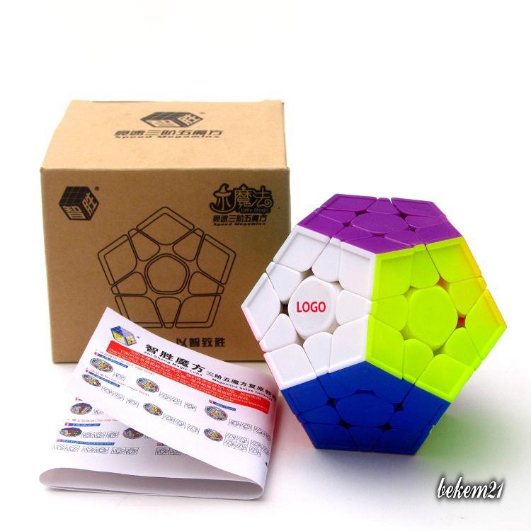 Rubik Biến Thể Megaminx Stickerless MoYu MeiLong MFJS Rubik Quả Cầu 12 Mặt Xoay Mượt