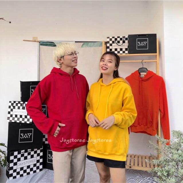 Áo Hoodie nỉ bông Trơn ️/Nam nữ unisex/ Jaystoree