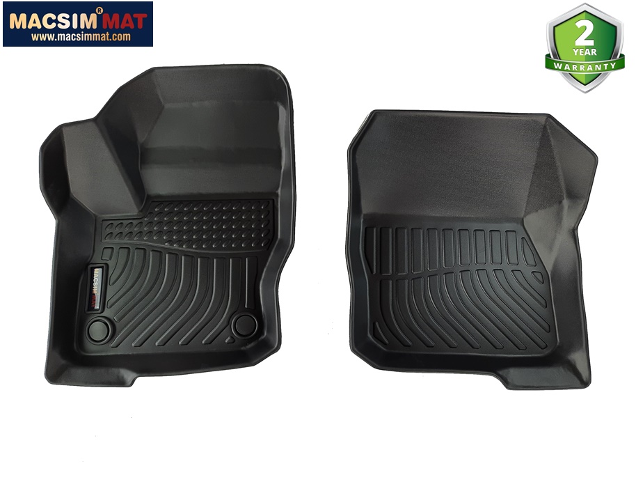 Thảm lót sàn xe ô tô Ford Focus  2012-2020 Nhãn hiệu Macsim chất liệu nhựa TPV cao cấp màu đen