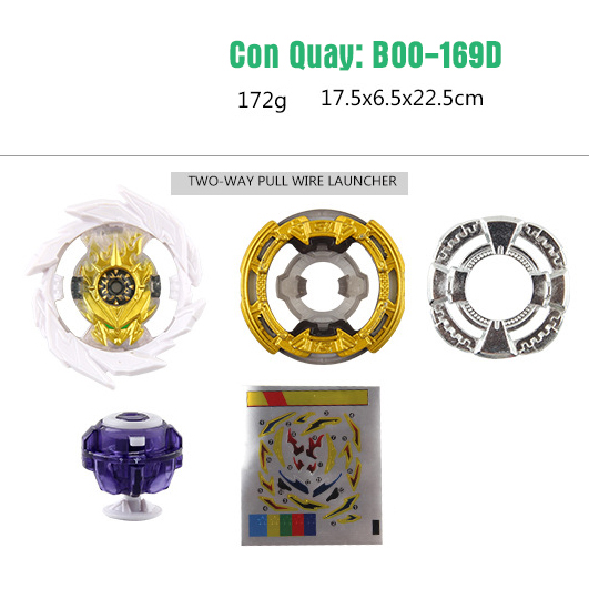 Đồ Chơi Con Quay B00-169D Kèm Quay tay